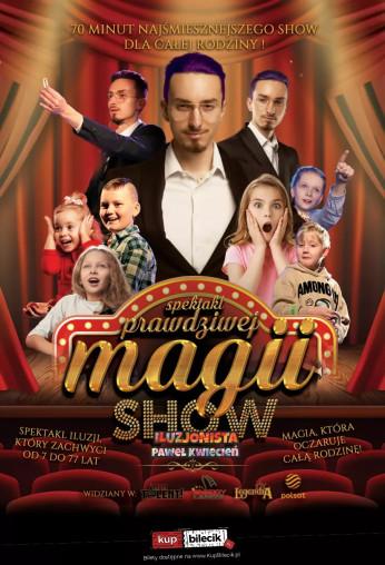 Lubawa Wydarzenie Spektakl Prawdziwa Magia - Familijny Spektakl Iluzji | MAGICZNE WAKACJE